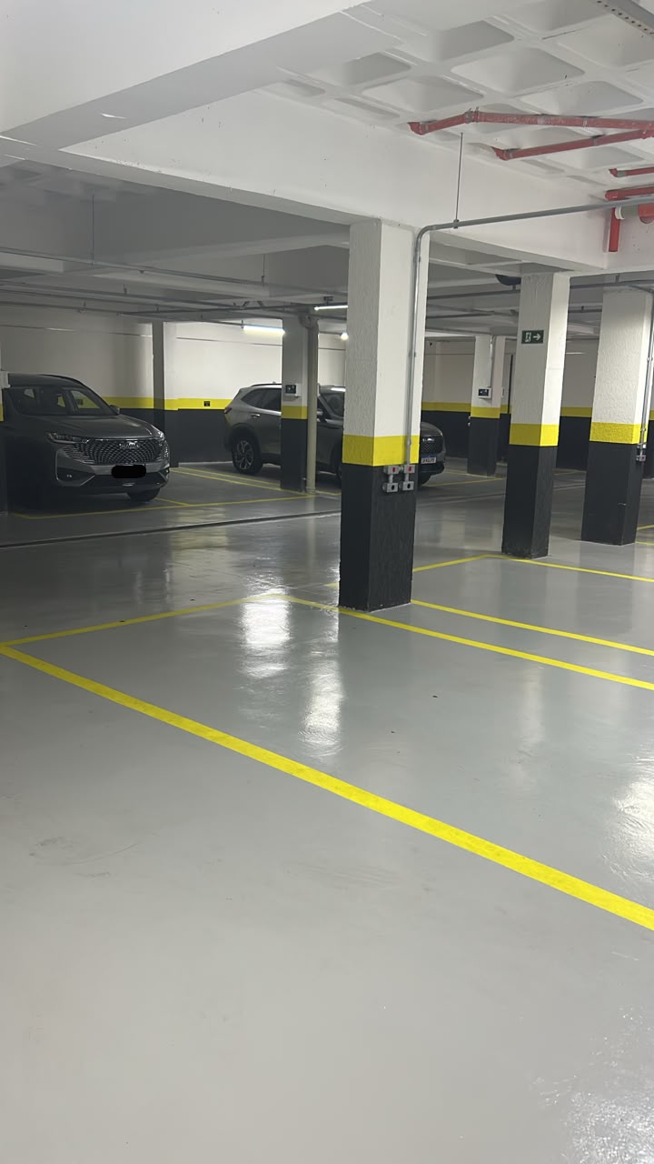 garagem coberta BetaSuites Curitiba